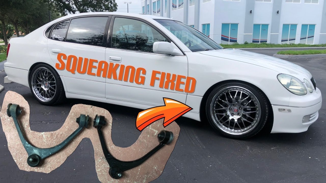 Lexus GS upper control arm replacement (Fixed squeaking sound)