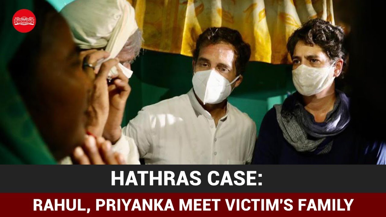 Hathras case: Rahul, Priyanka meet victim's family, hold closed-door meeting