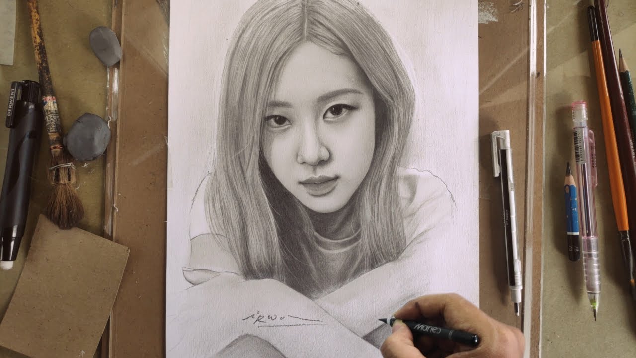LANGSUNG JADI MASTER GAMBAR KALO PAKE CARA INI. || ROSE BLACKPINK