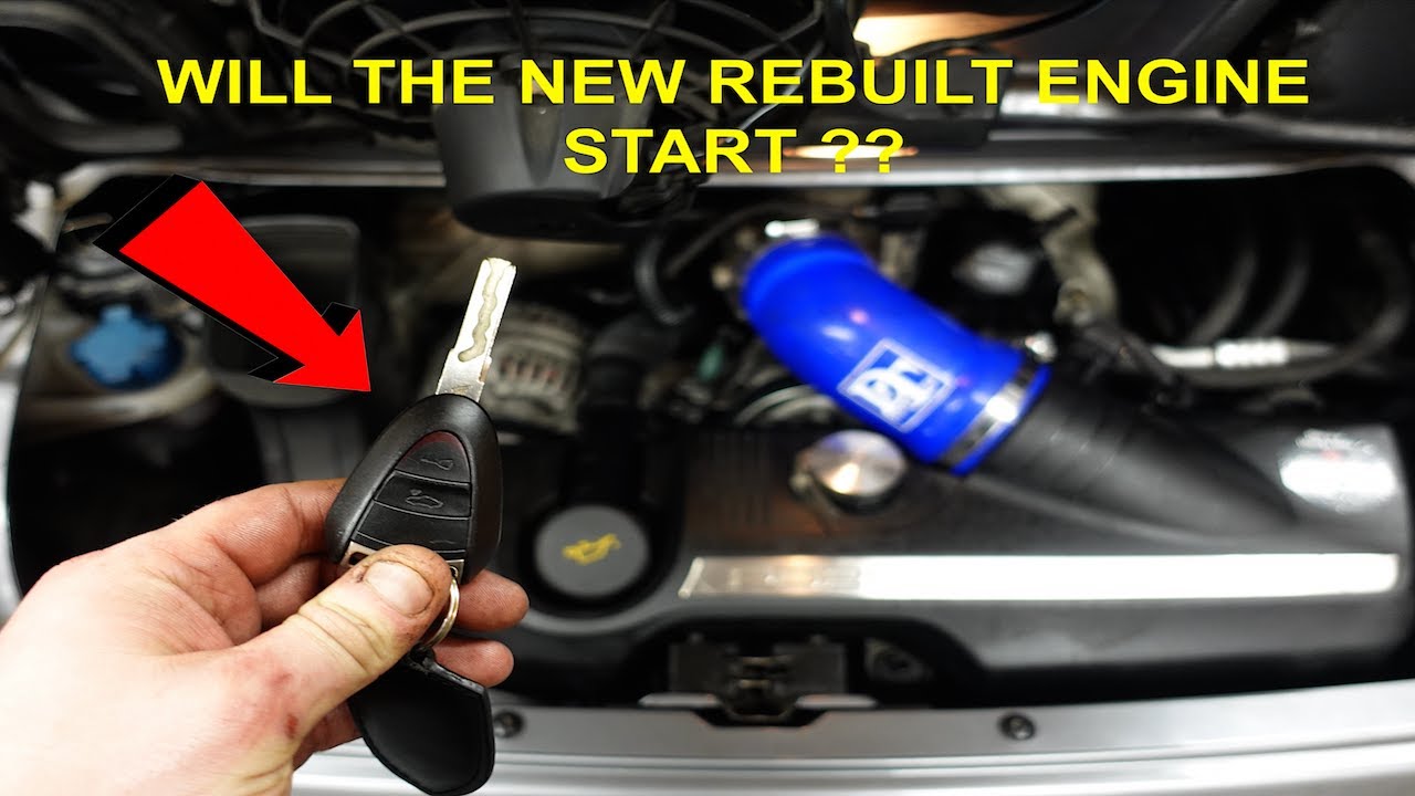 THE BORE SCORED PORSCHE 997 ENGINE IS BACK IN BUT WILL IT START ??