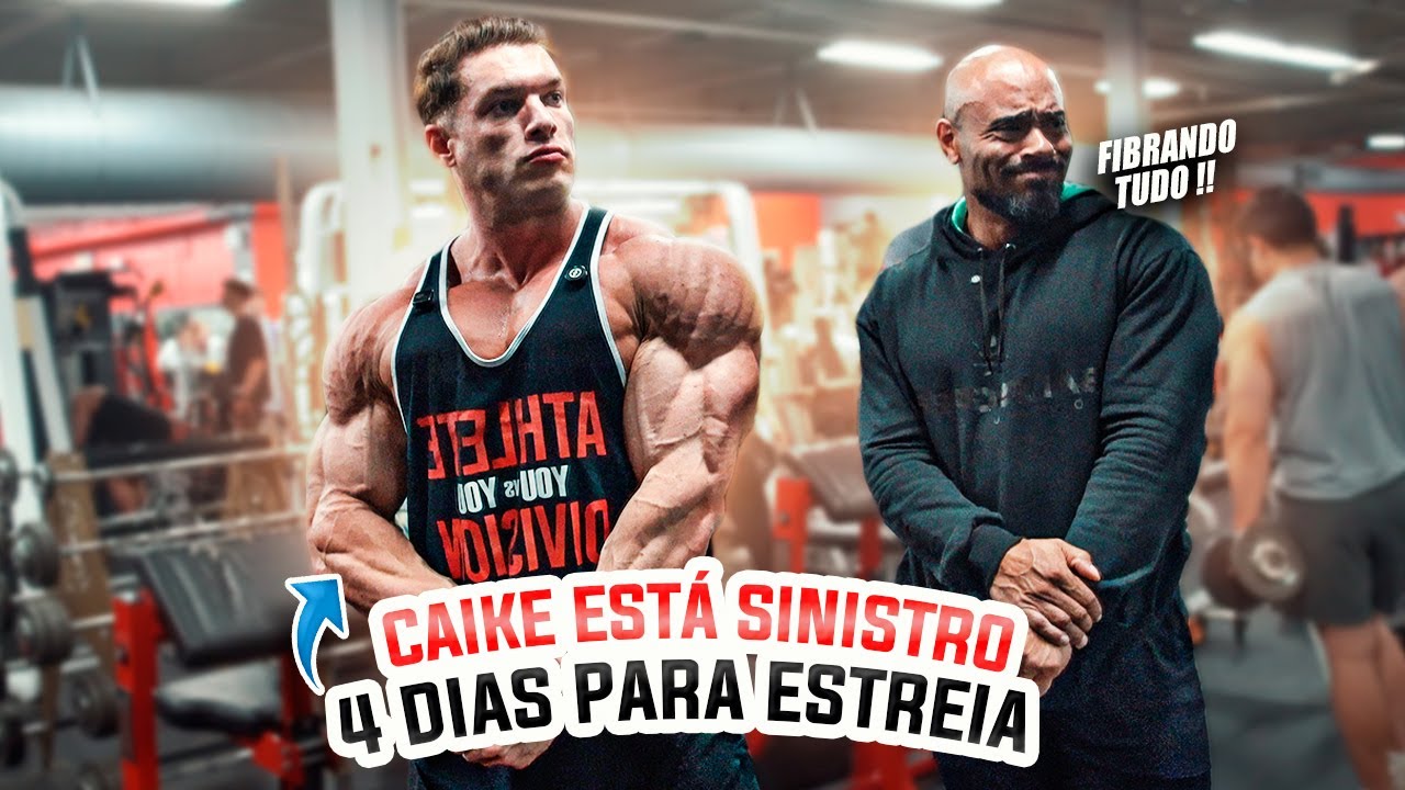CAIKE BUGOU BALESTRIN COM SEU SHAPE - ELE ESTÁ IMPRESSIONANTE