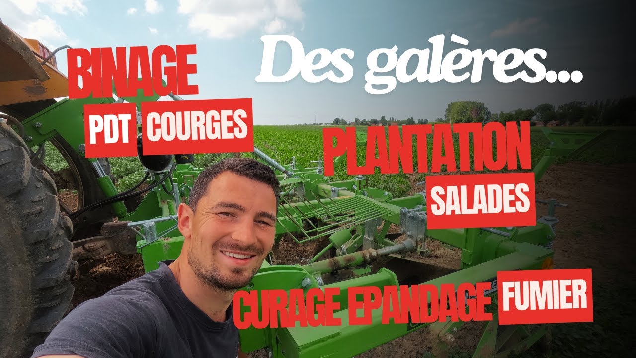 Curage, épandage, plantation, binage, on s'ennuie jamais ;)