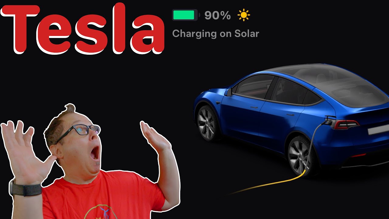 Объяснение процесса зарядки Tesla от солнечной энергии