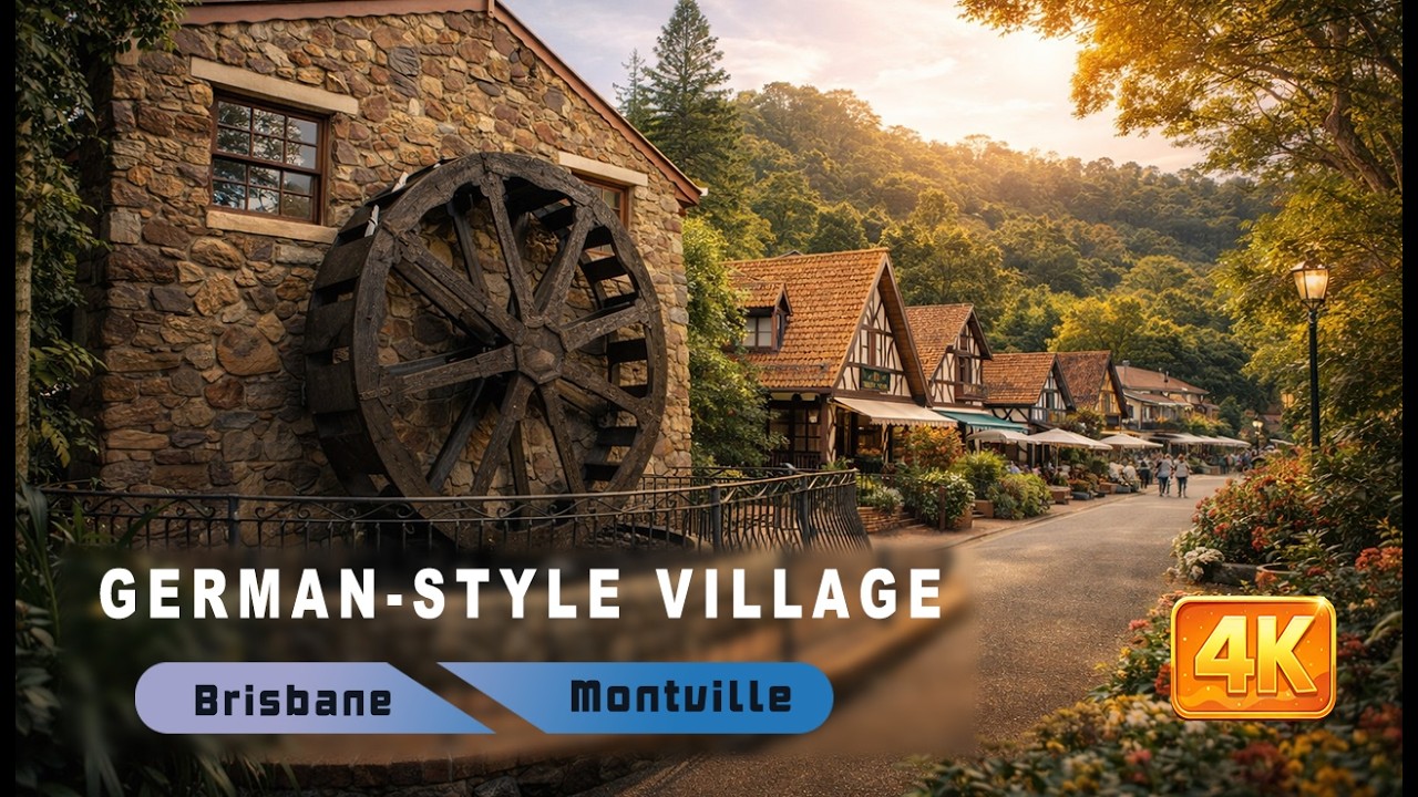 Brisbane → Montville Drive 4K 🇦🇺 | Highway to Mountain Town