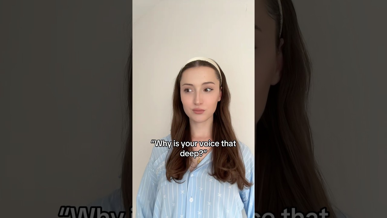&rdquo;why is your voice that deep?&rdquo; 😳 #mtf #deepvoice #kids