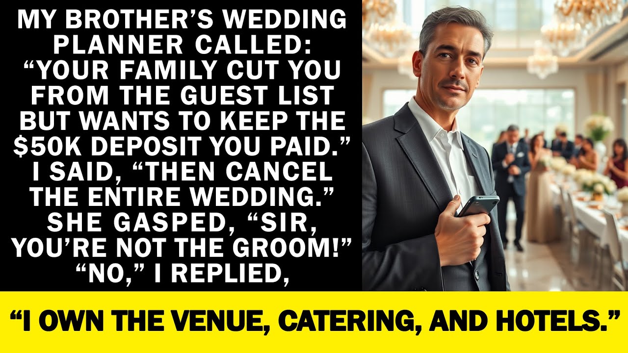 Kicked out of my brother’s wedding — but they refused to return my $50K