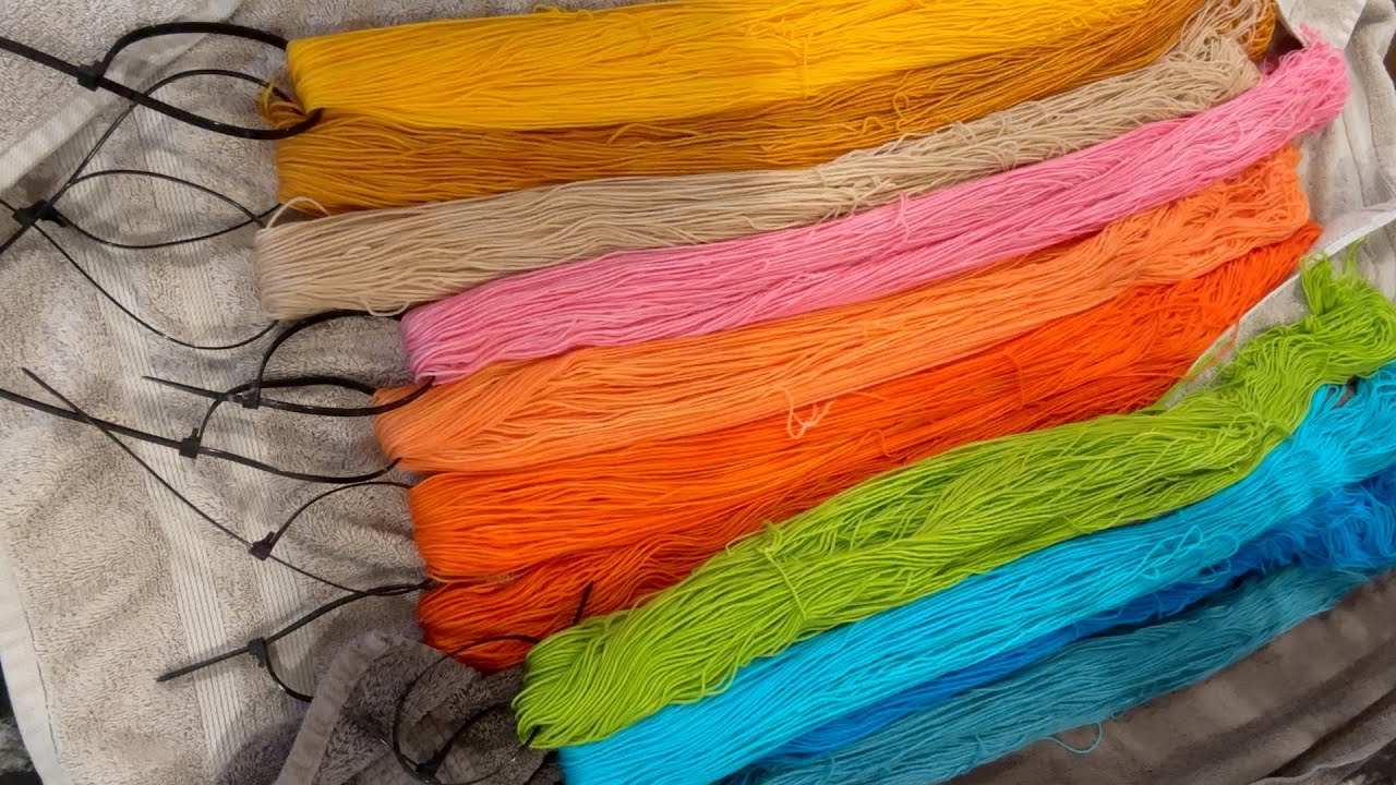 Dyeing Semisolid Yarn - The Entire Process