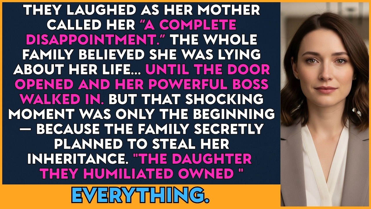 My Mom Told Everyone I Was a Failure — Until My Boss Walked In… family revenge