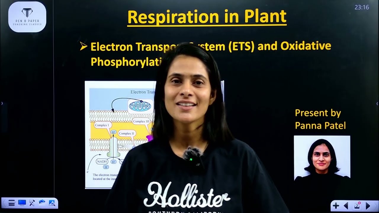 Respiration in plants || Biology for 11th & 12th Class by Panna Patel Ma'am 