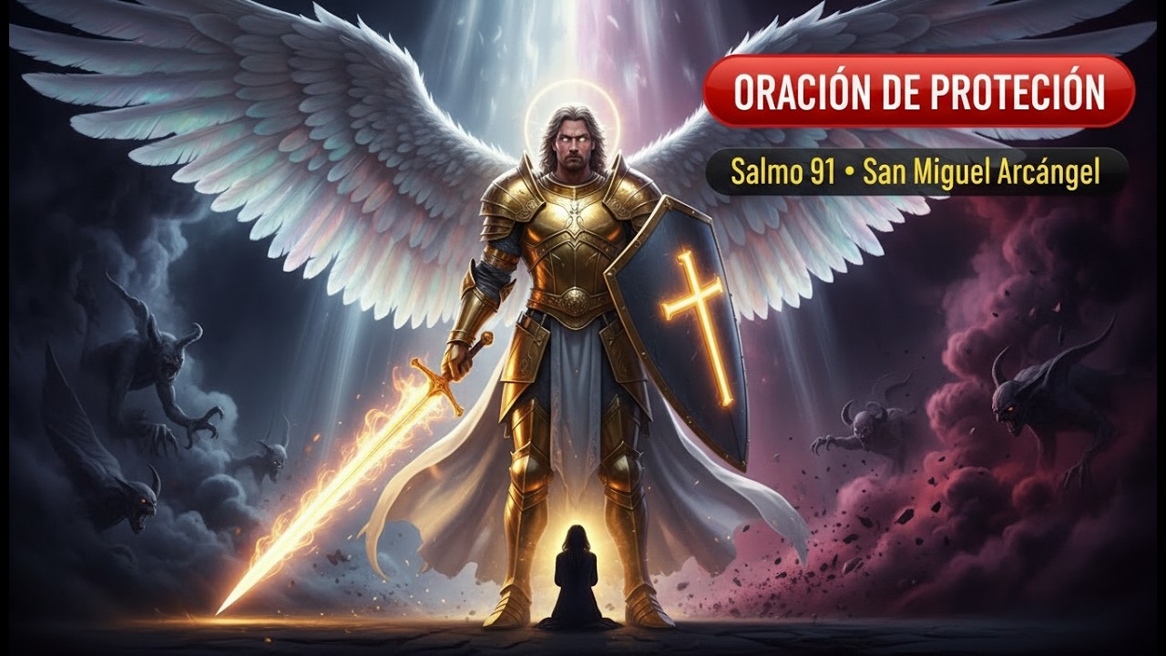 ORACIÓN DE PROTECCIÓN con San Miguel Arcángel | Salmo 91 para tu Hogar y Familia | Oración Poderosa