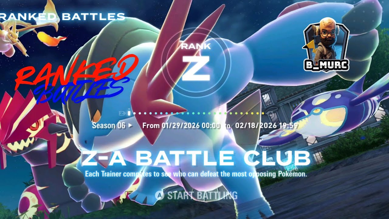 Season 6 Pokemon Z-A Ranked Battles!