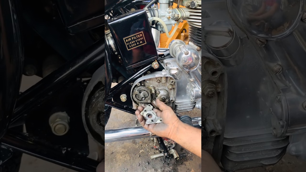 Royal Enfield vintage model gearbox  gear spring 🛑