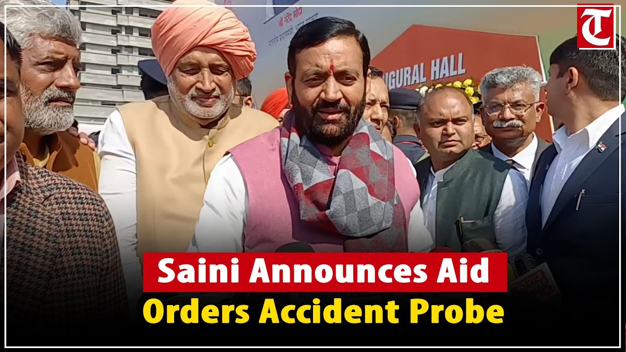 Haryana CM Saini at Livestock Expo; Announces Aid, Probe After Surajkund Mela Accident