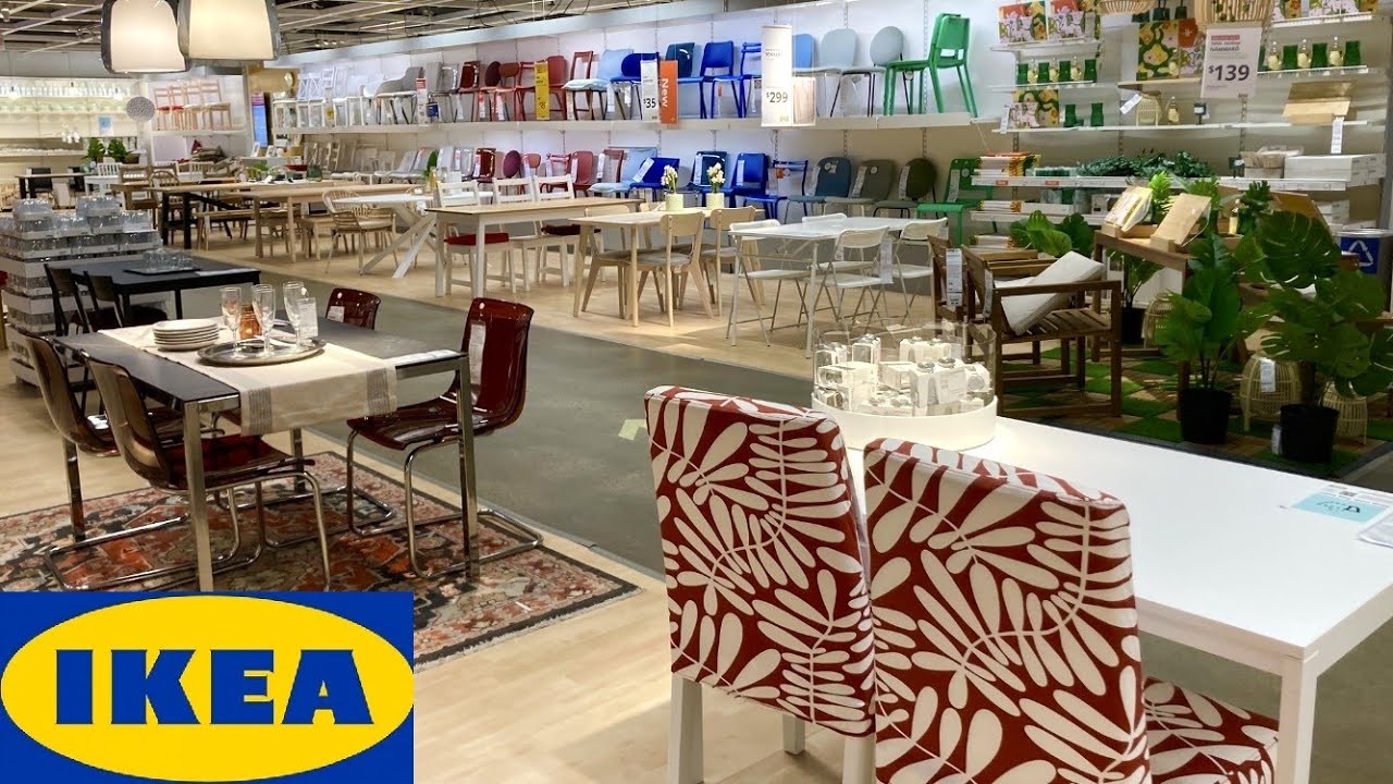 IKEA DINING TABLES KITCHEN TABLES CHAIRS FURNITURE SHOP WITH ME SHOPPING STORE WALK THROUGH