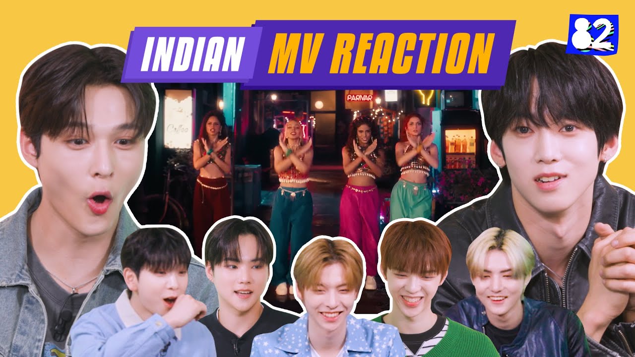 Кпоп айдолы отправляют послание индийским айдолам 📧 | Indian MV Reaction | Galti, Zoobi Doobi, Mann