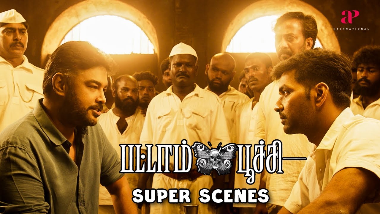 Pattampoochi Super Scenes | Who's gonna win between the cop & the culprit? | Sundar C | Jai