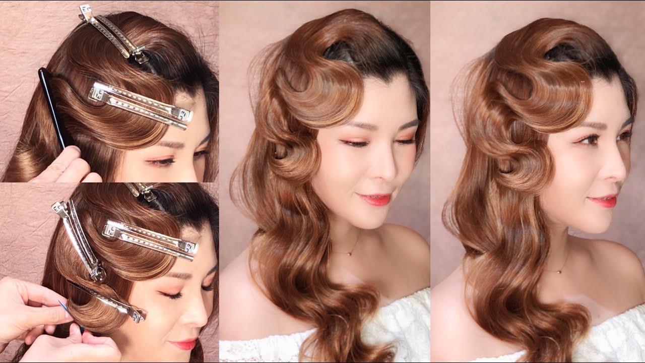［新娘髮型］最容易get的手推波髮型 輕復古時尚髮型 Vintager Finger Wave Tutorial