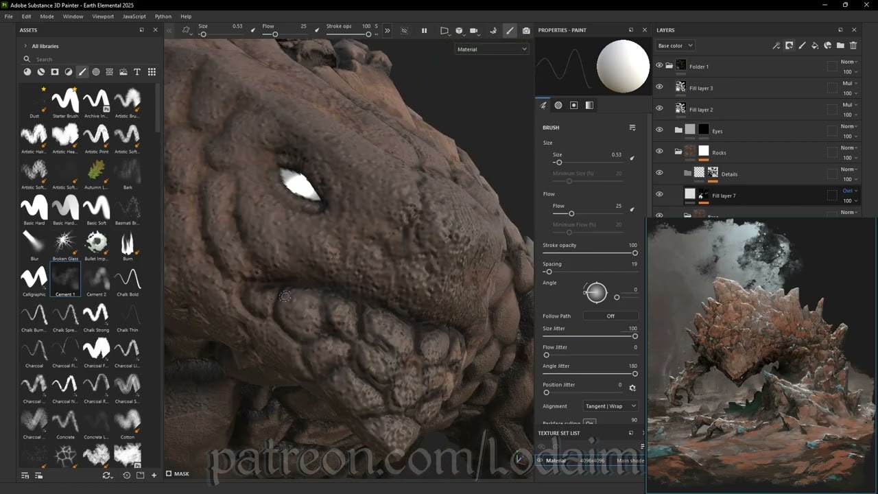 Earth Elemental 2025 Timelapse