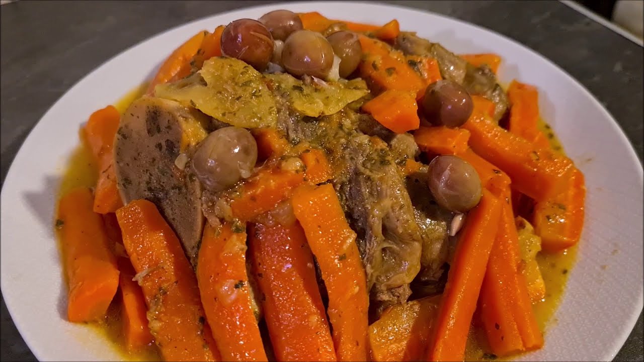 B&oelig;uf aux carottes l'ham bkhizou recette marocain