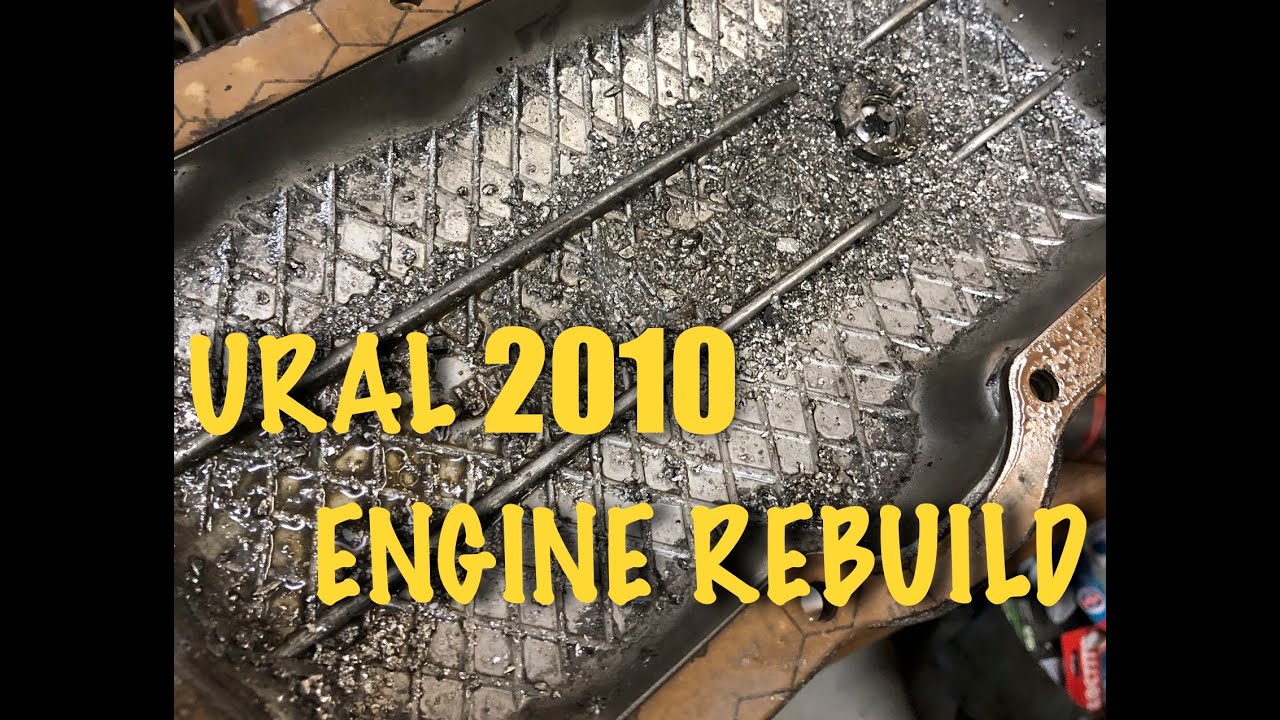 2010 Ural Motorcycle Engine Rebuild. New Crankshaft Assembling.