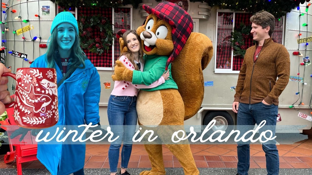 Orlando activities to do during winter - Universal, SeaWorld, & Ice sculptures at Gaylord Palms ☃️