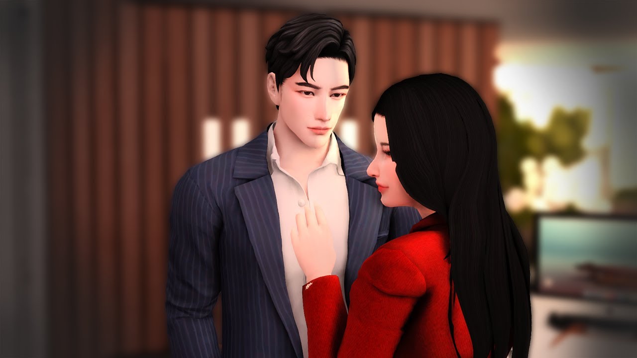 За моей спиной ❤️🦋| История любви Sims 4