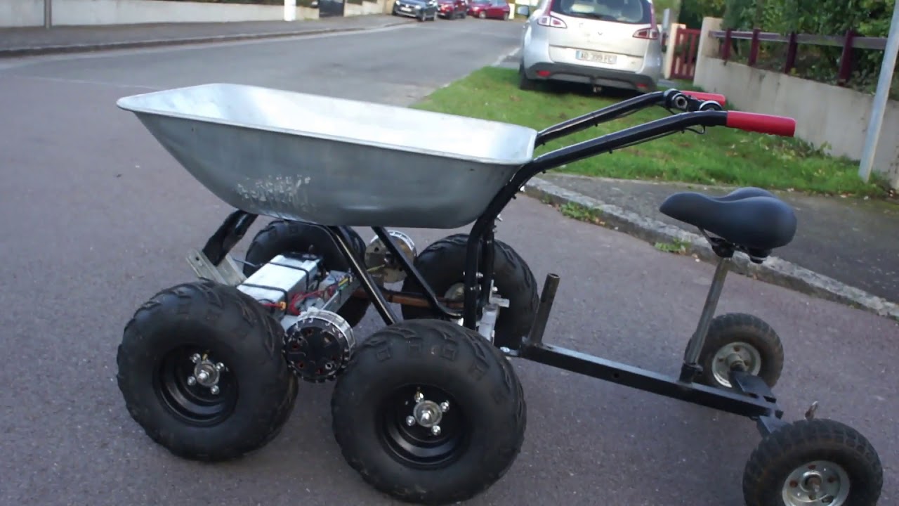 brouette électrique fait maison