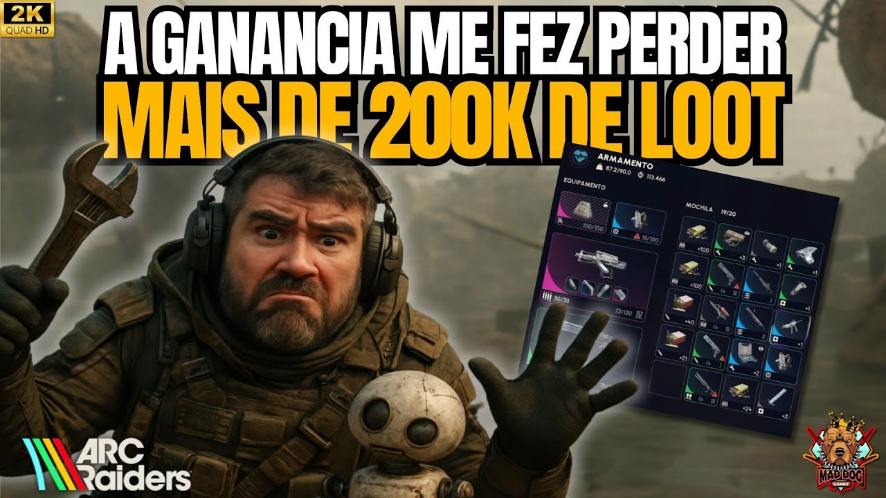PERDI MAIS DE 200K EM LOOT POR GANÂNCIA NO ARC RAIDERS - 🎮