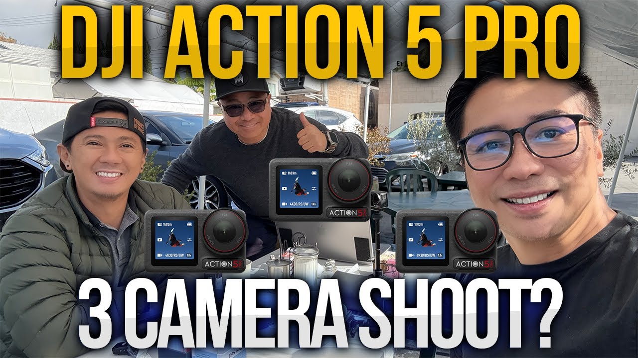 DJI Action 5 Pro REVOLUTIONIZES Filmmaking with 3 Cameras!