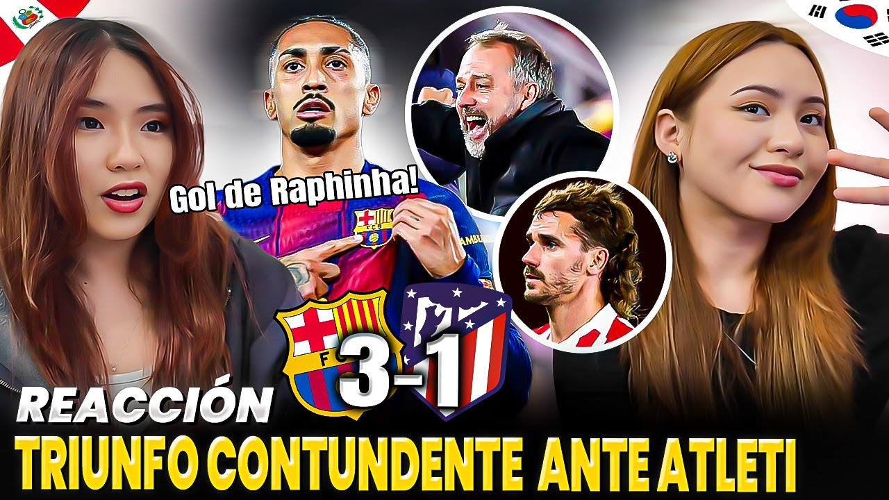 BARCELONA 3 - 1 ATLETICO DE MADRID || ¡VICTORIA DEL BARZA! || REACCION
