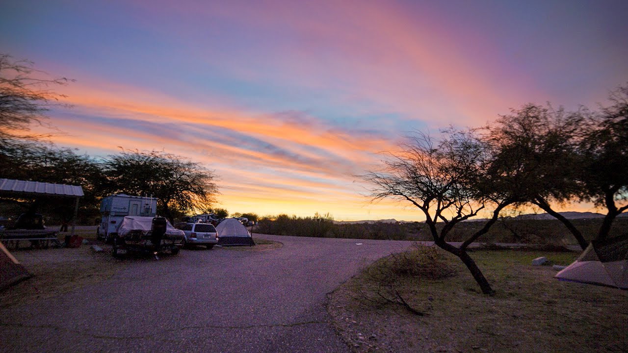 Roosevelt Lake, AZ Camping & Boating   HD 720p