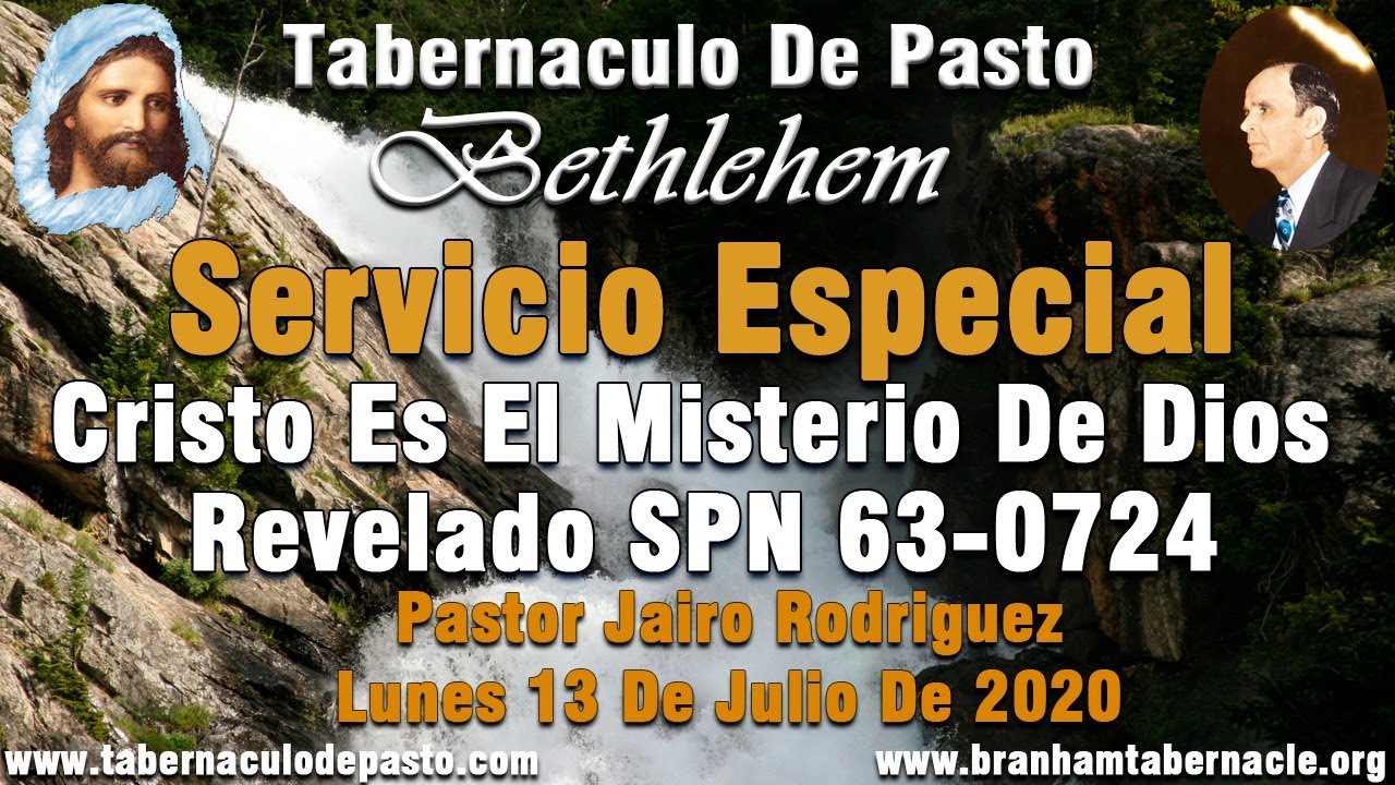 Servicio Especial Lunes 13 De Julio De 2020 --- Pastor Jairo Rodriguez