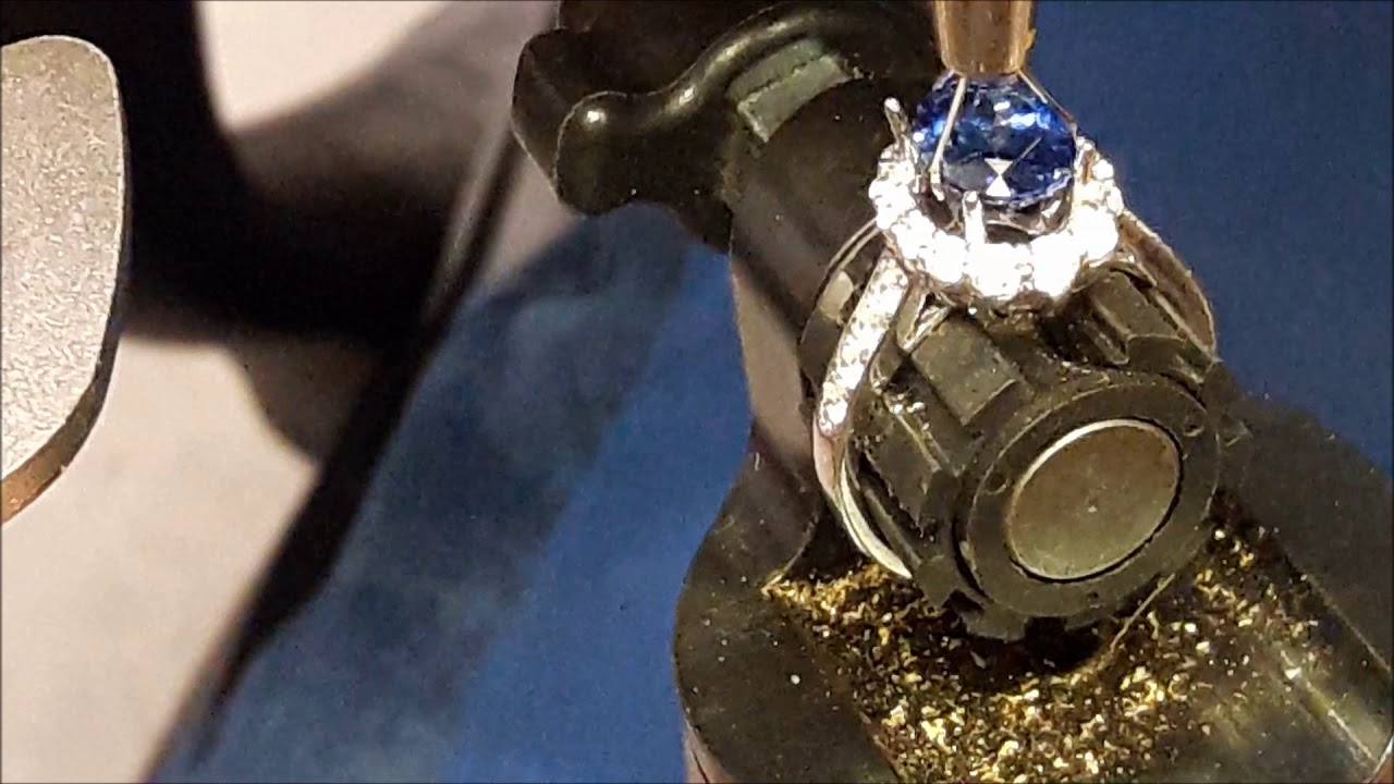 How to Mount a Stone on a Diamond Ring Quick Tutorial [Time Lapse Video]