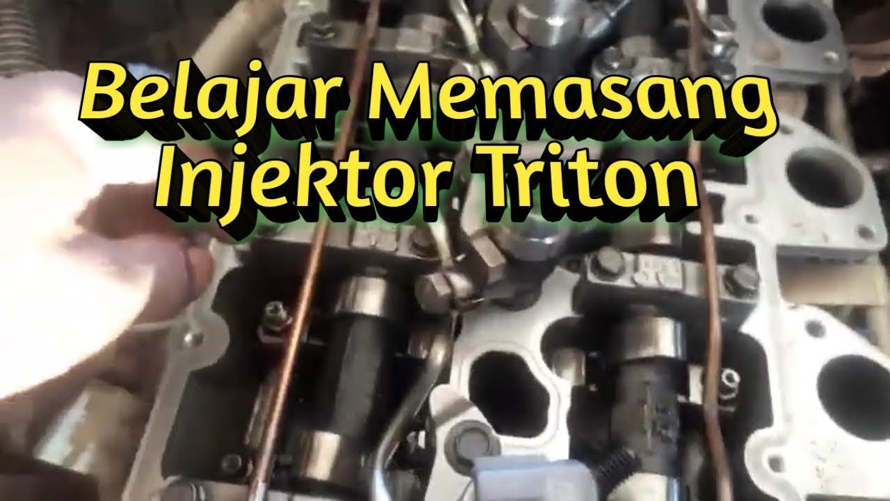 Cara memasang Injektor Triton HD-X