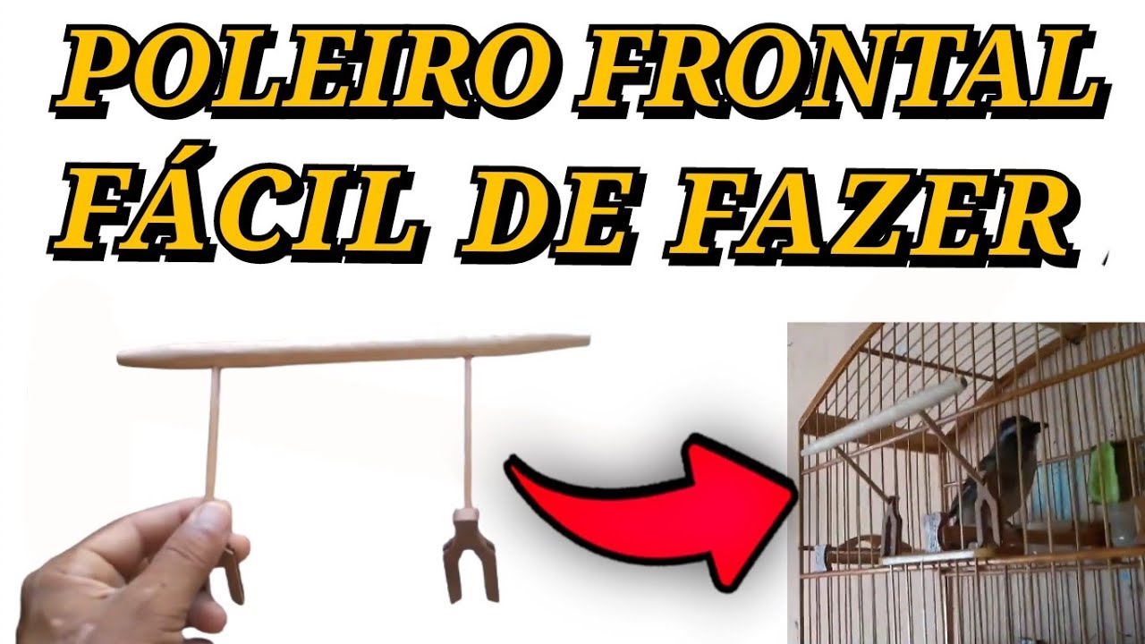 POLEIRO FRONTAL DE GAIOLA F&Aacute;CIL DE FAZER - passo a passo
