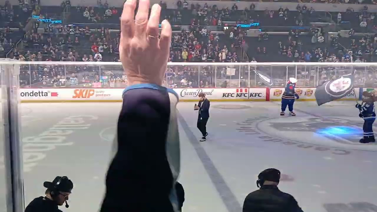 Jets Win! 4-3 over New Jersey Devils, Cole Perfetti 1st star interview.