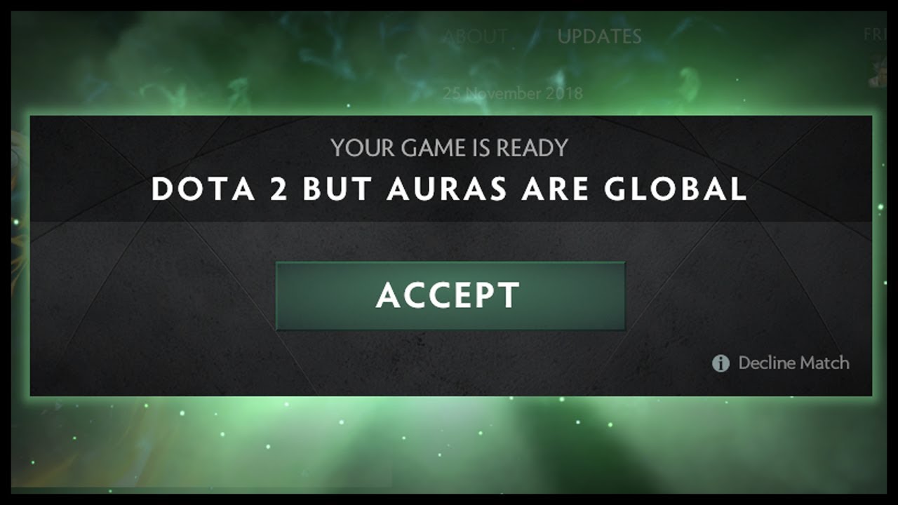 Dota 2, но ауры глобальны