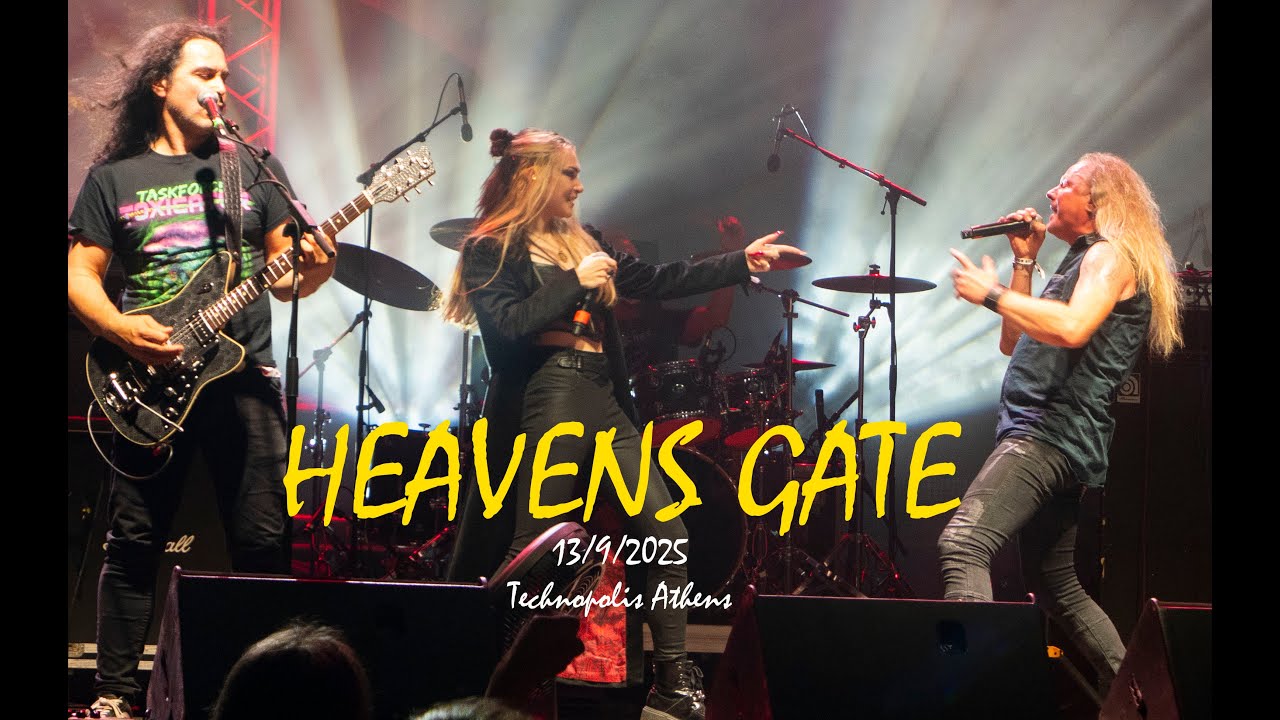 HEAVENS GATE – livin’ in hysteria @Rock Hard Greece (Technopolis Athens 13/9/2025)