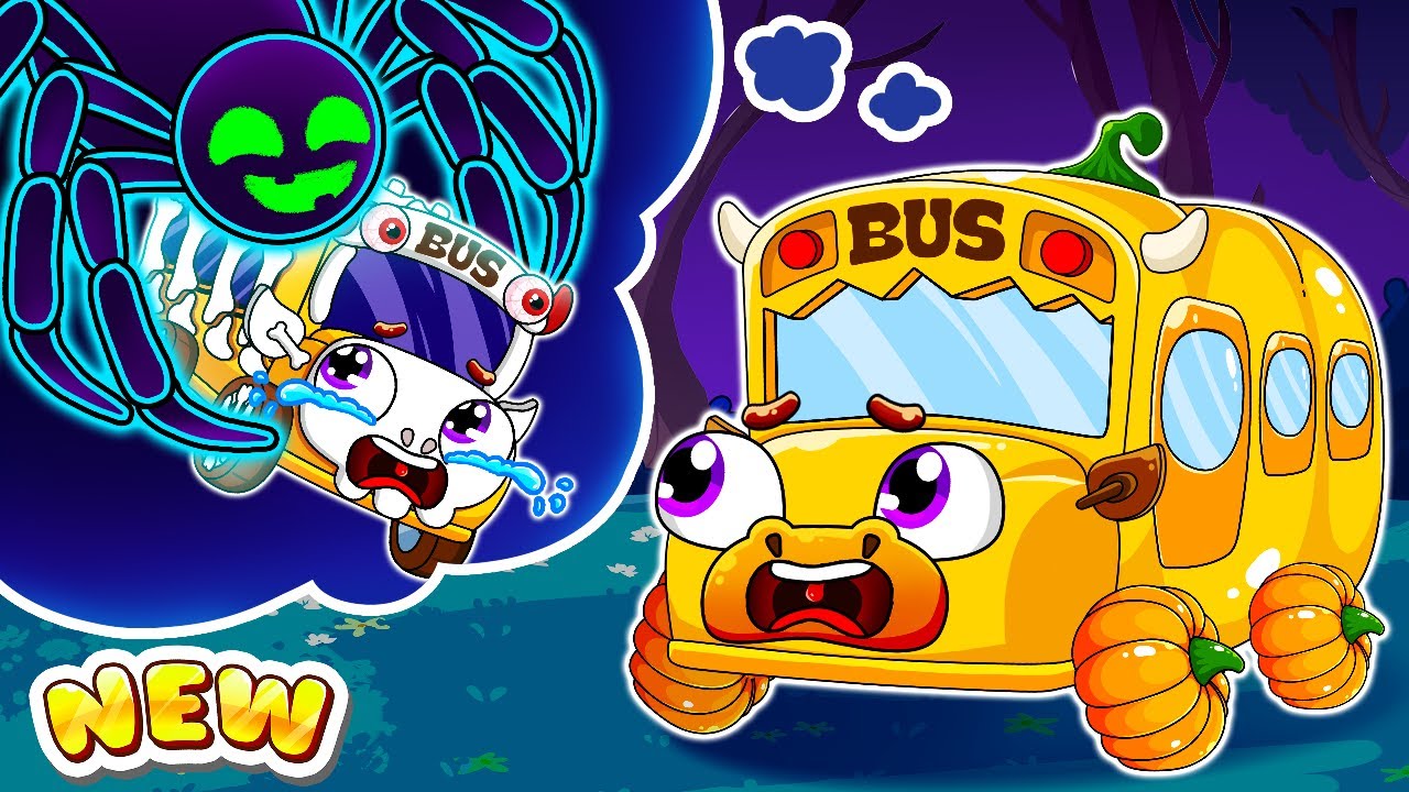 Who Took My Baby Bus On Spooky Halloween | Baby Got Lost | Safety Tips Kids Songs by Lamba Lamby