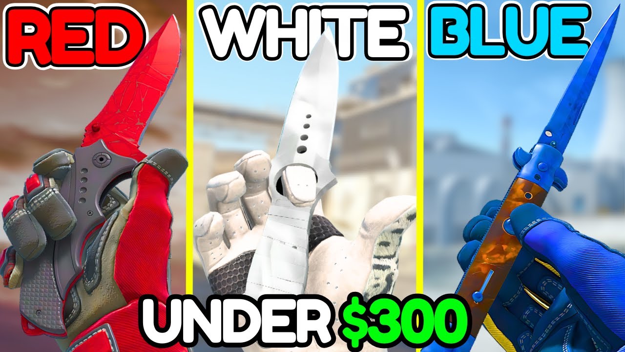 ЛУЧШИЕ ДЕШЕВЫЕ КОМПЛЕКТЫ ножей и перчаток ЛЮБОГО ЦВЕТА (Комплекты CS2 до 300 долларов 2025 года)