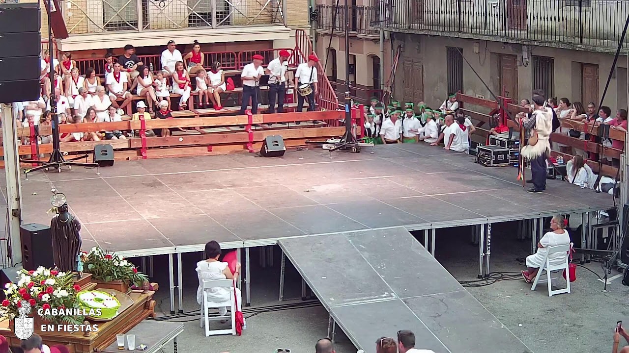 Representacion del paloteado fiestas 2023