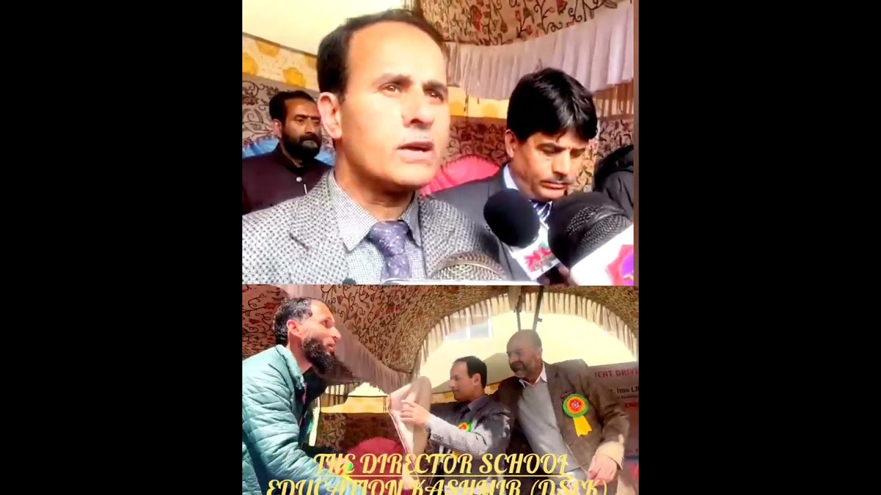 Director School Education Dr.GN Itoo launched enrollment drive to boost student enrollment schools