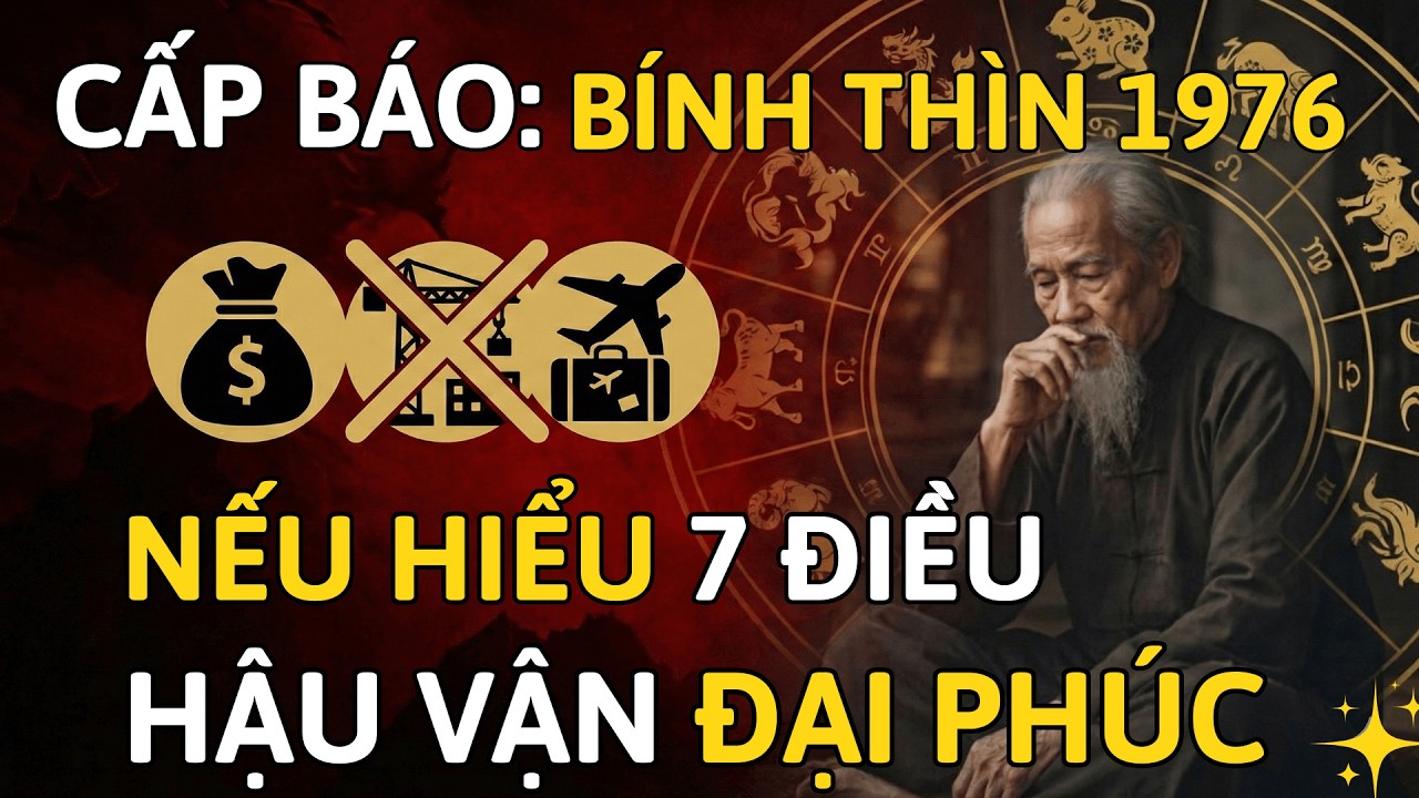Tại Sao Bính Thìn 1976 Lại Khổ Vì Căn Nghiệp? Thấu Hiểu 7 Điều Này Để Đổi Vận Ngay Lập Tức.