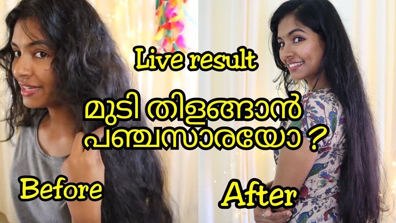 Trying out viral hack for smooth & silky  hair|Live result|Trying out sugar for hair|Asvi Malayalam