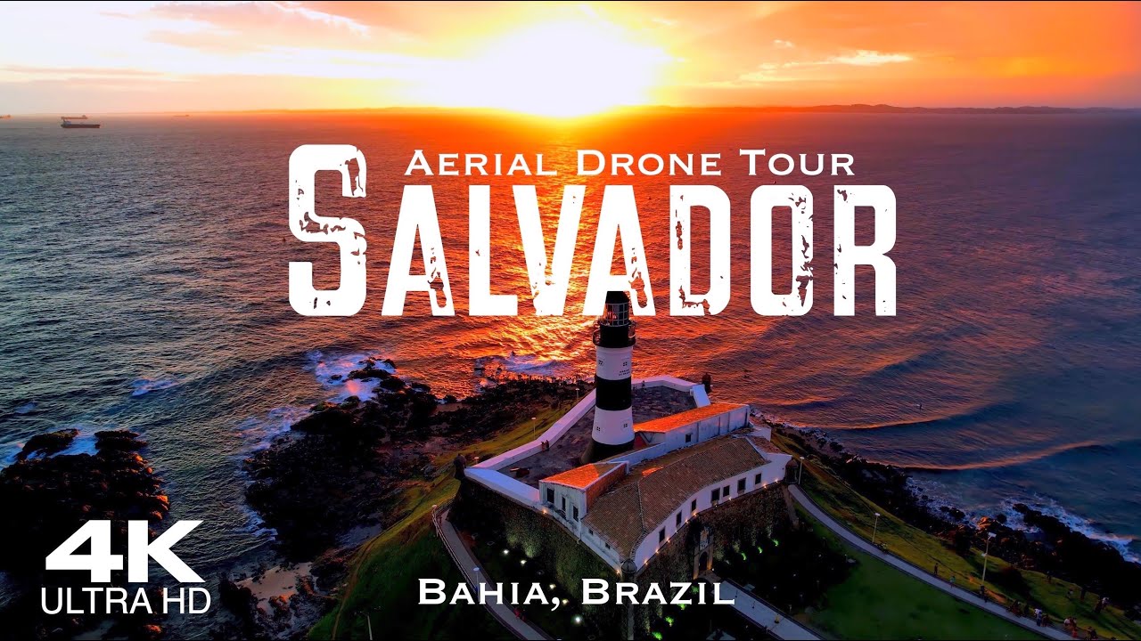 SALVADOR de Bahia 🇧🇷 Drone Aerial 4K | Bahia Brazil Brasil