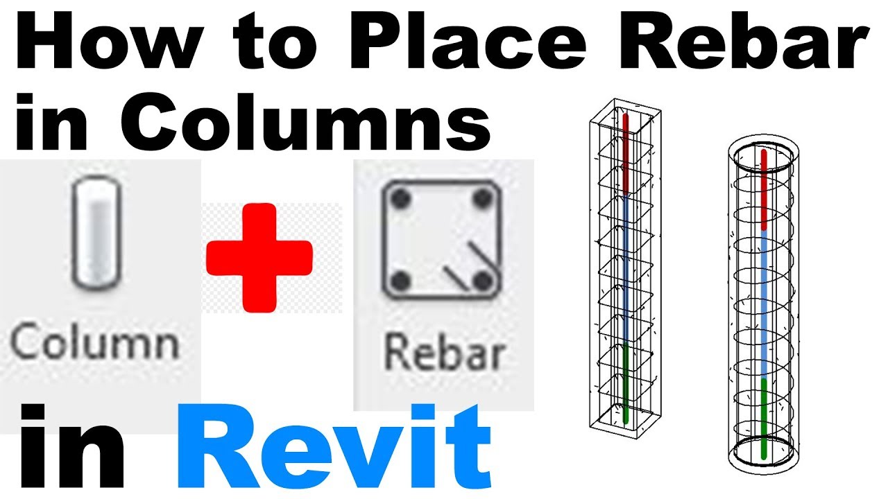 How to Place Rebar in Columns in Revit Tutorial