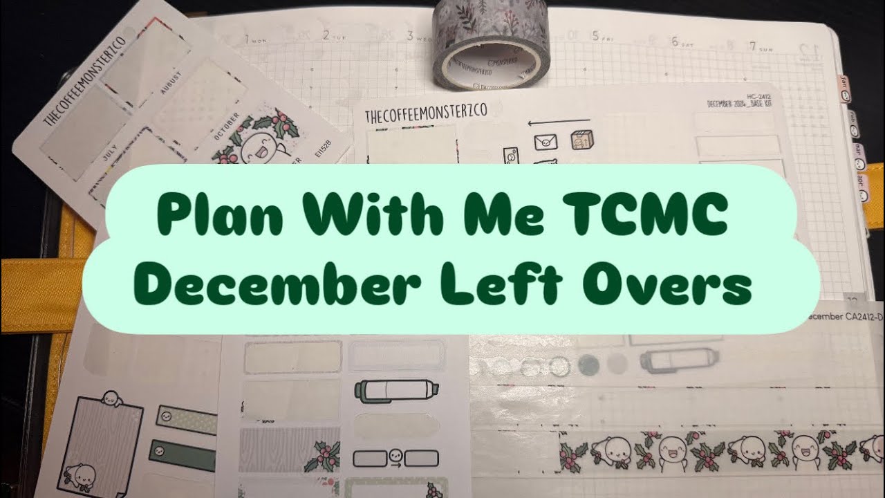 Планируйте вместе со мной | Чернила Sterling Ink A5 | Декабрьские остатки TCMC