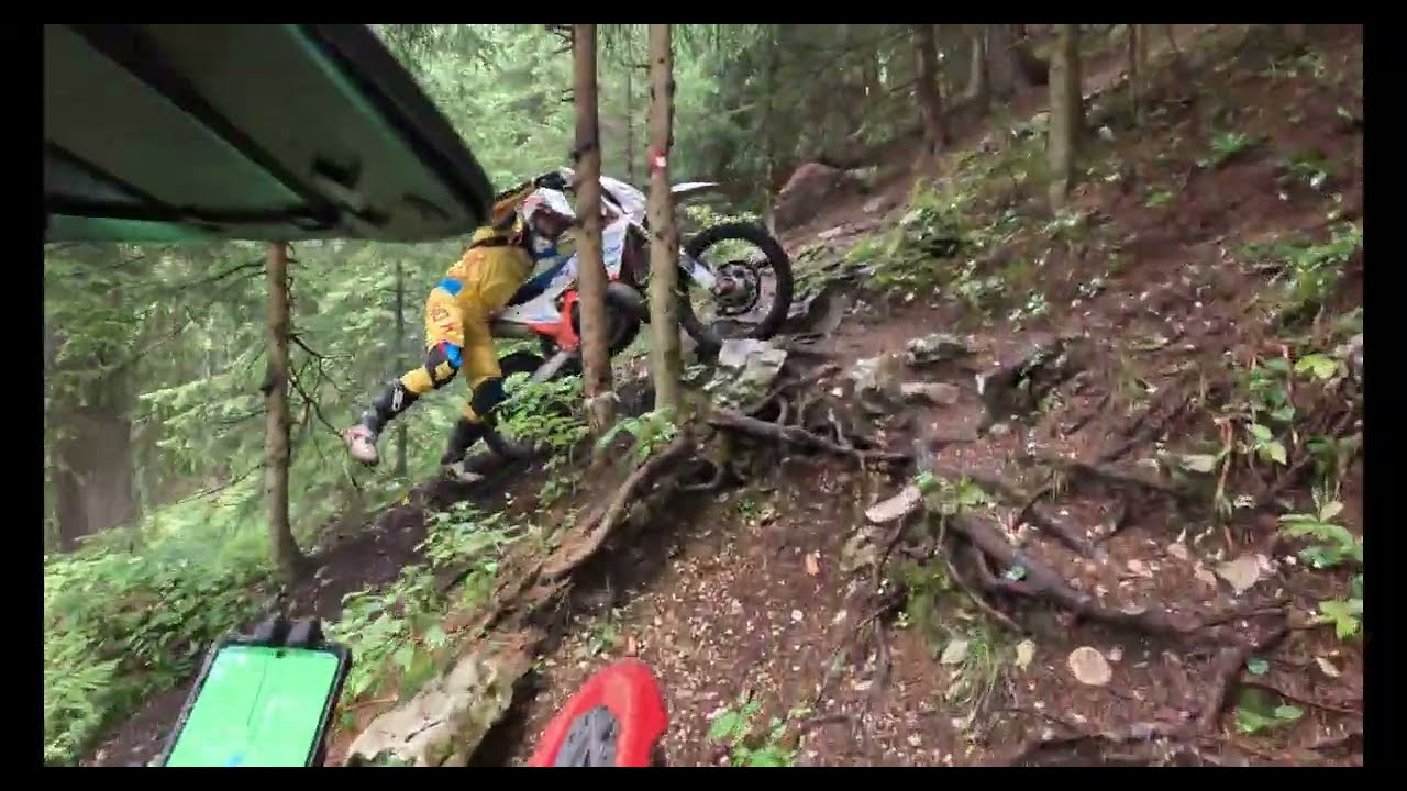 Montesa 4ride vs. Husky and KTM in steep terrain.