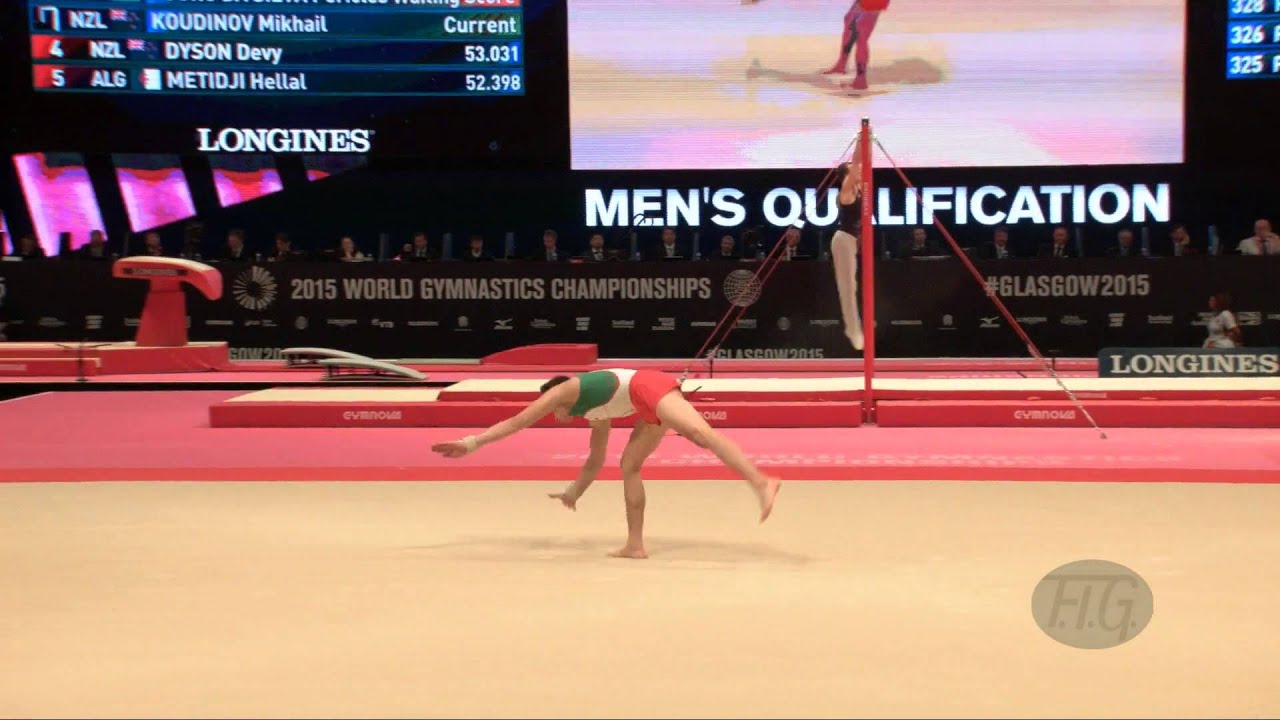 REGHIB Mohamed (ALG) - 2015 Artistic Worlds - Qualifications Floor Exercise
