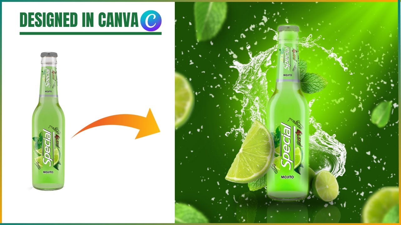 Дизайн рекламного плаката для продукта в Canva | Пошаговое руководство!
